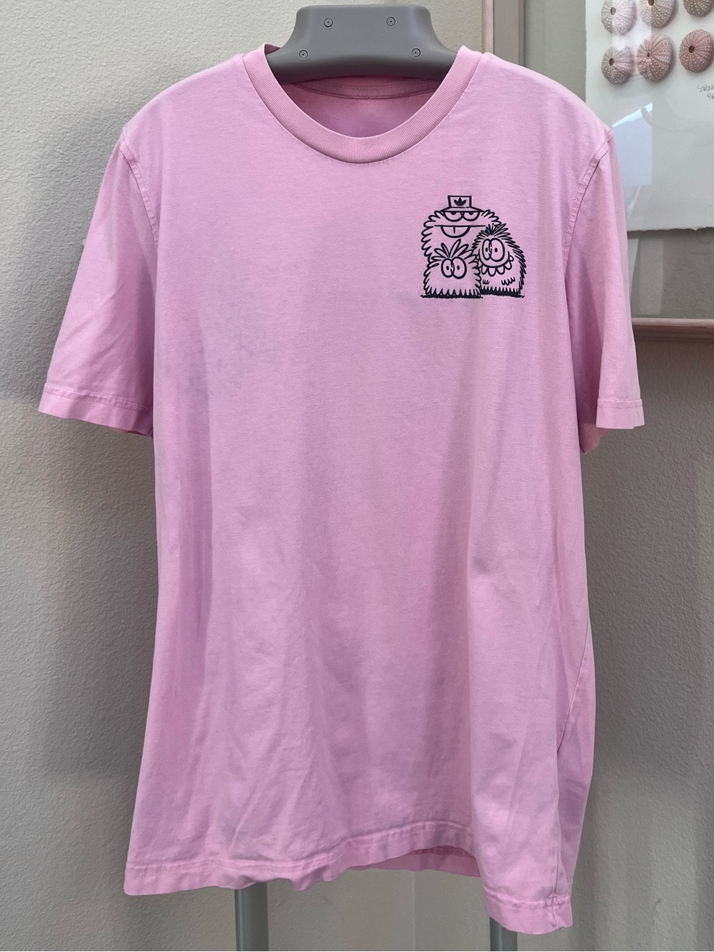 Limited Edition Adidas Kevin LyonsPink Crewneck T-Shirt